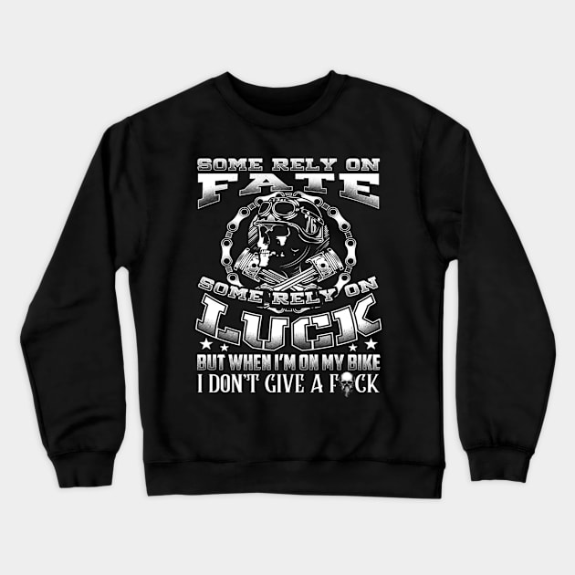 When I'm On My Bike Crewneck Sweatshirt by designathome